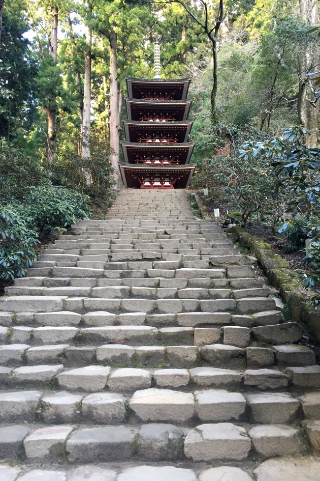 奈良県宇陀市にある室生寺の五重塔